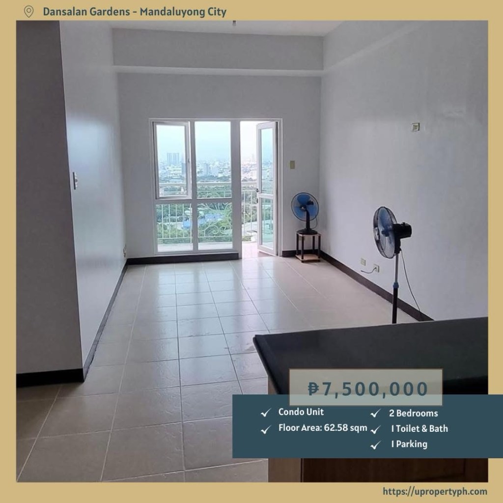 2-Bedroom Condo For Sale in Dansalan Gardens, Mandaluyong&nbsp;City