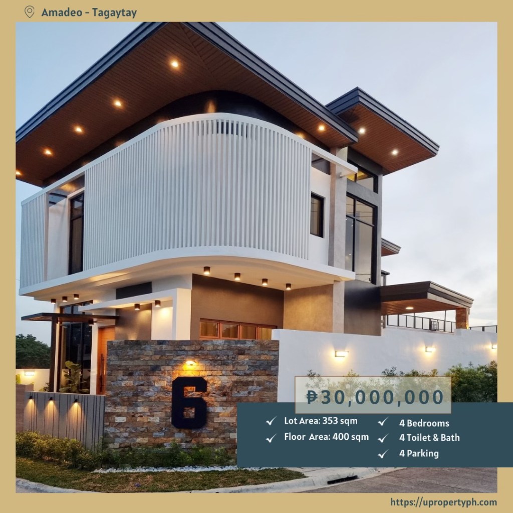 Luxurious 4-Bedroom House & Lot for Sale in Amadeo,&nbsp;Cavite