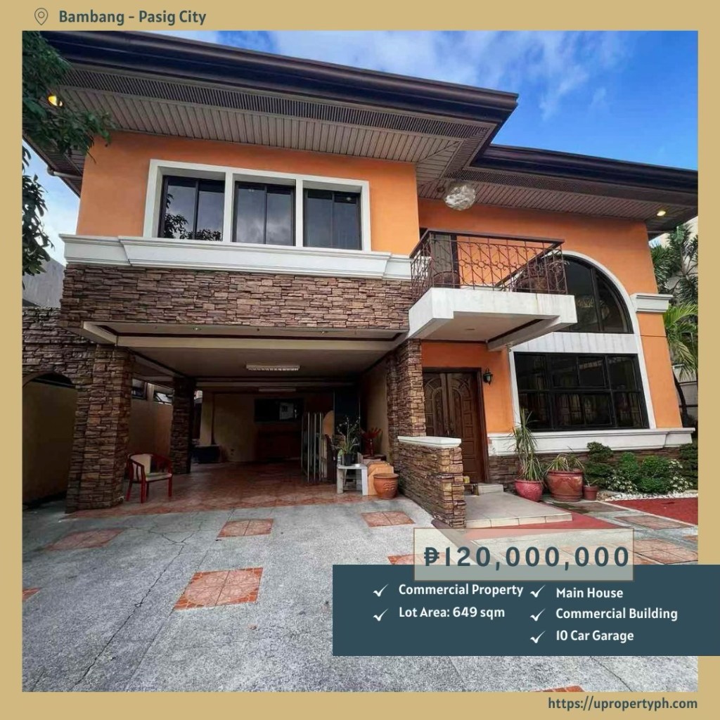 Prime Commercial Property for Sale in Bambang, Pasig&nbsp;City