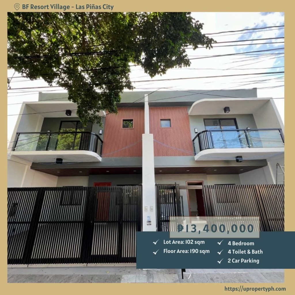 4-Bedroom House for Sale at BF Resort Village, Las Piñas&nbsp;City