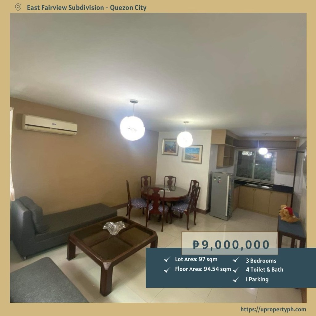 3BR House in East Fairview Subdivision, Quezon&nbsp;City