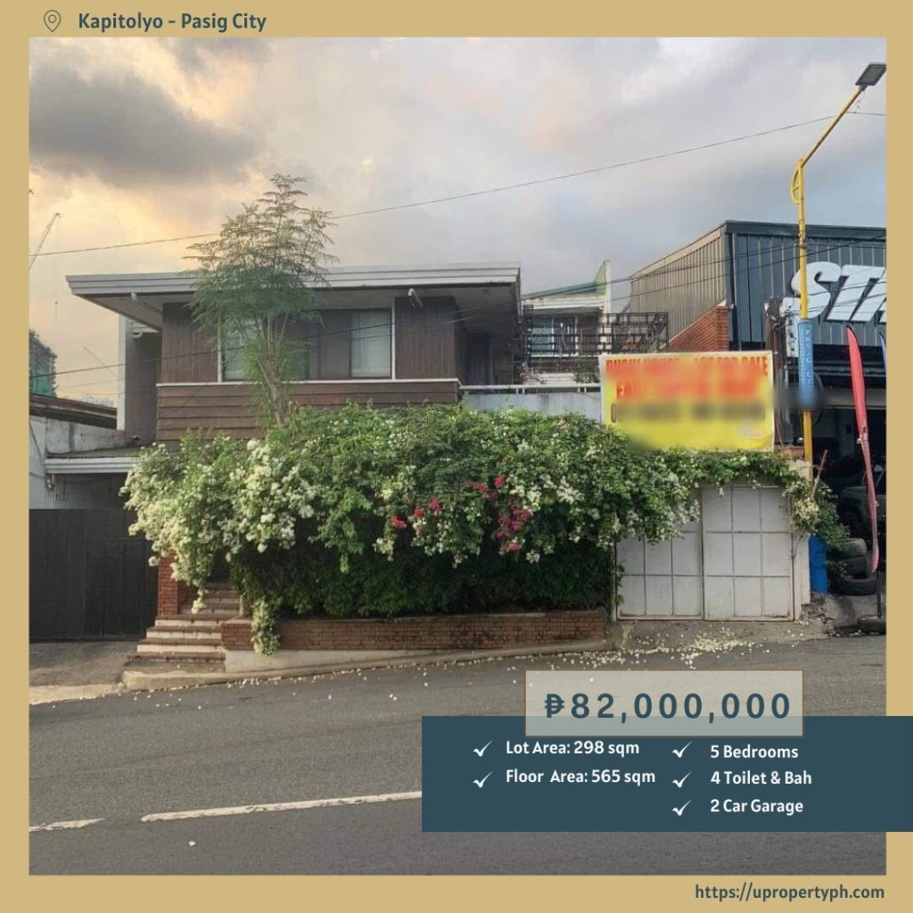 5-Bedroom House for Sale at Kapitolyo, Pasig&nbsp;City