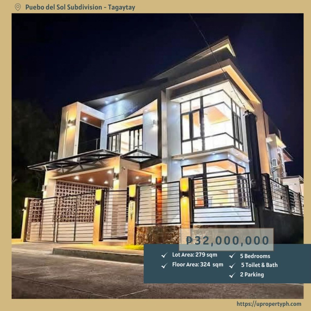 5-Bedroom House & Lot for Sale in Pueblo del Sol, Tagaytay&nbsp;City