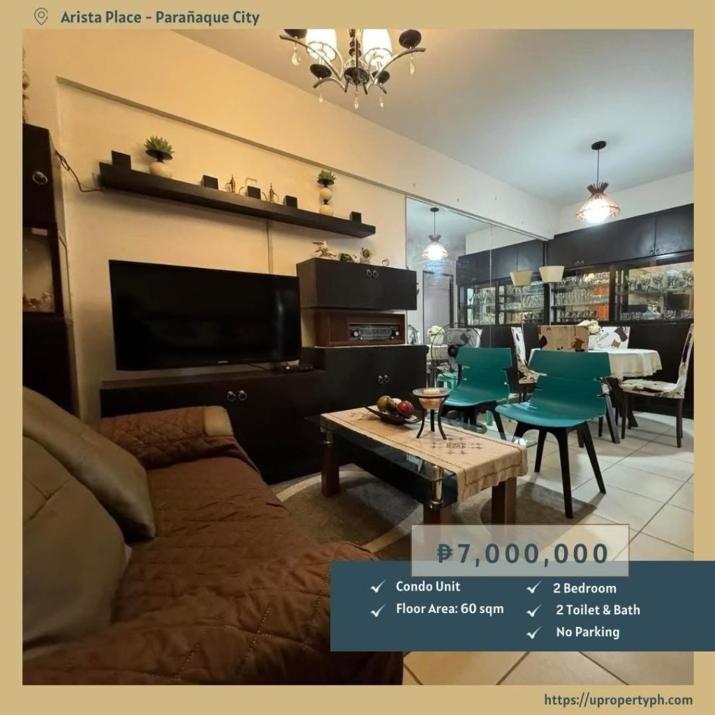 Move-In Ready 2-Bedroom Condo for Sale in Arista Place, Parañaque&nbsp;City