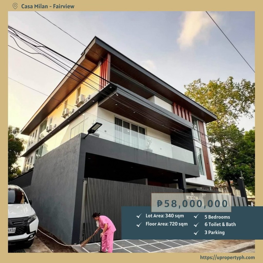 Modern Luxury Living in Fairview: 5-Bedroom House & Lot for Sale in Casa Milan, Quezon&nbsp;City
