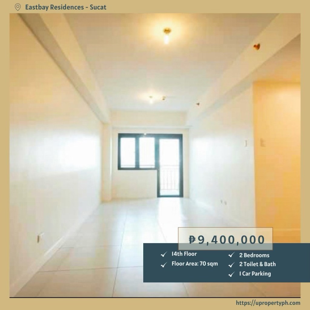 Spacious 2-Bedroom Condo for Sale at Rockwell Eastbay Residences, Sucat, Parañaque&nbsp;City