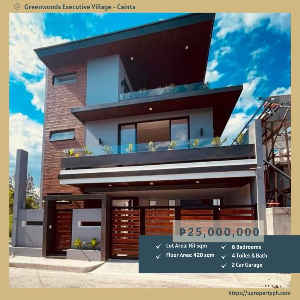 For Sale: Luxurious 6-Bedroom House & Lot with Pool in Greenwoods Executive Village, Cainta,&nbsp;Rizal