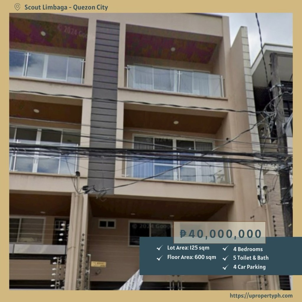 Luxurious 4-Bedroom House and Lot for Sale in Prime Scout Limbaga, Sacred Heart, Quezon&nbsp;City