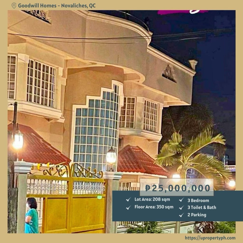 For Sale: Spacious 3-Bedroom House & Lot in Goodwill Homes, Novaliches, Quezon&nbsp;City