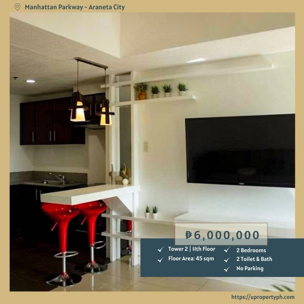 For Sale: Fully Furnished 1-Bedroom Condo in Manhattan Parkway, Araneta City, Quezon&nbsp;City