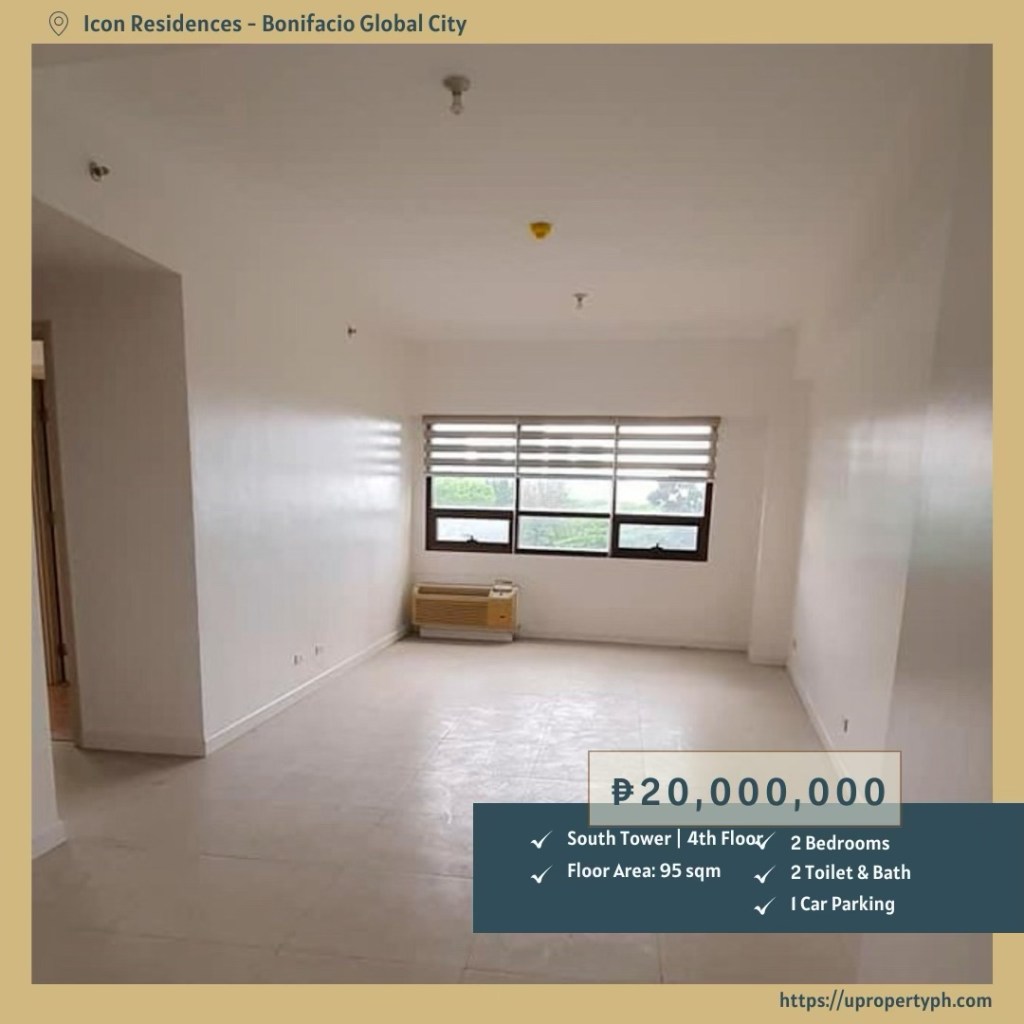 For Sale: 2-Bedroom Condo at Icon Residences, BGC, Taguig&nbsp;City