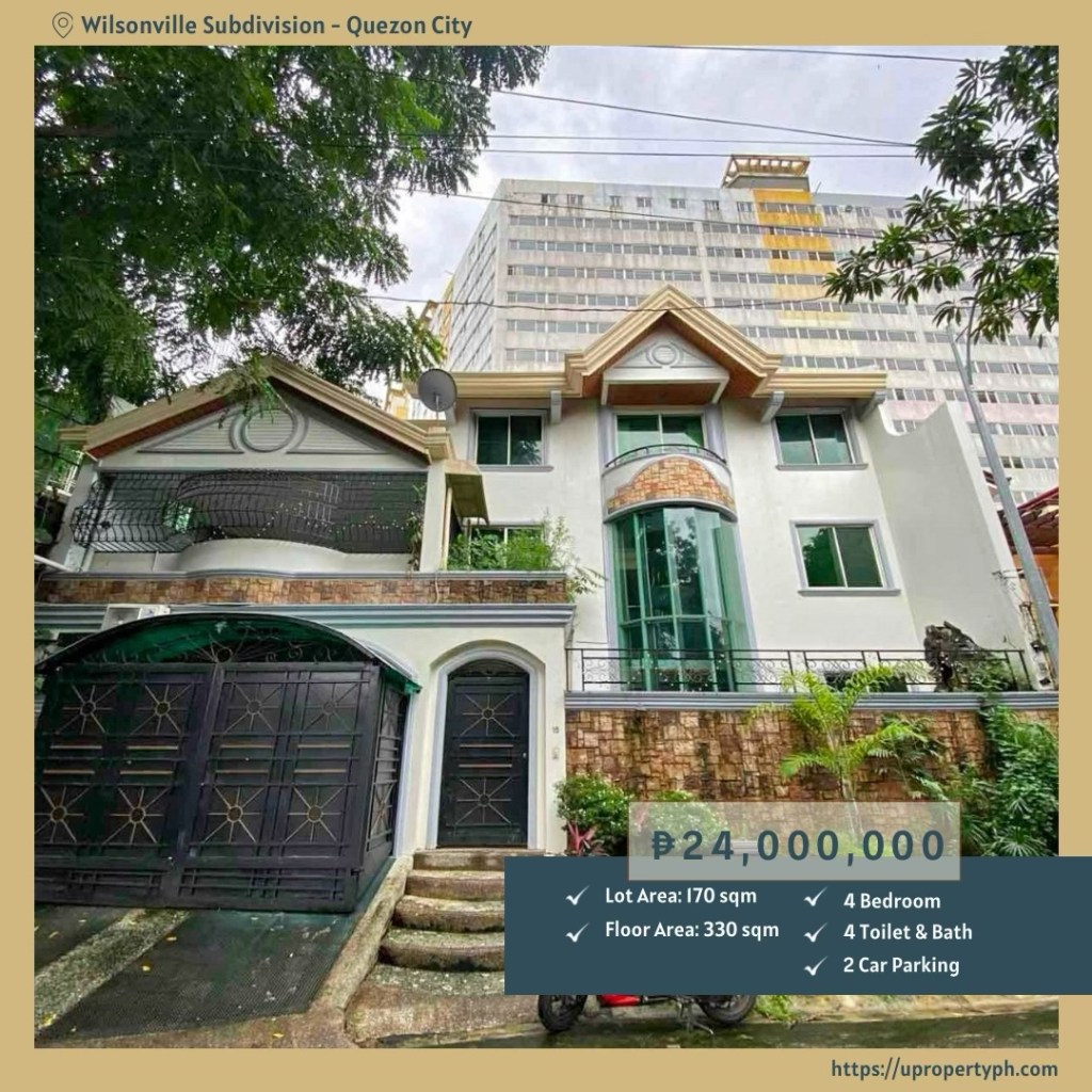 For Sale: Elegant 4-Bedroom House & Lot in Wilsonville Subdivision, Culiat, Quezon&nbsp;City