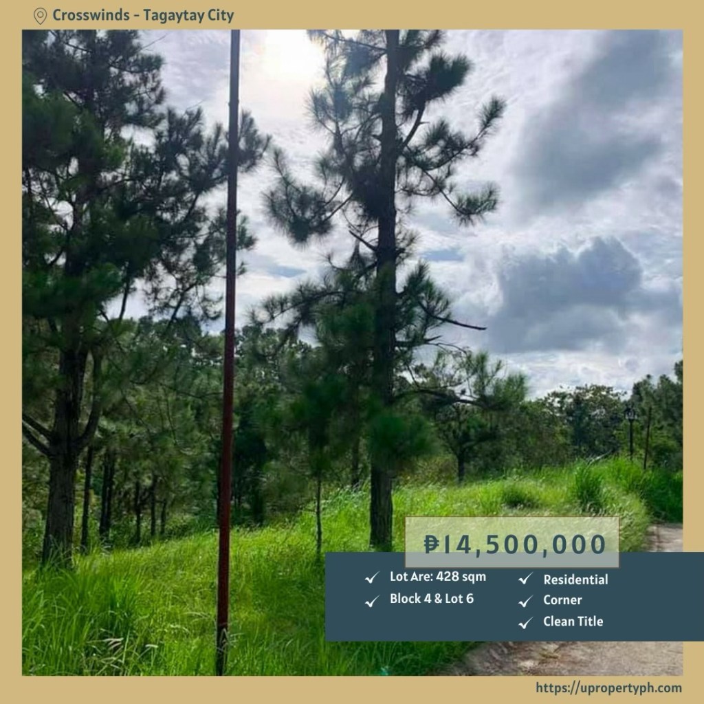 Residential Lot for Sale in Crosswinds Tagaytay – Cedarbrooks&nbsp;Enclave