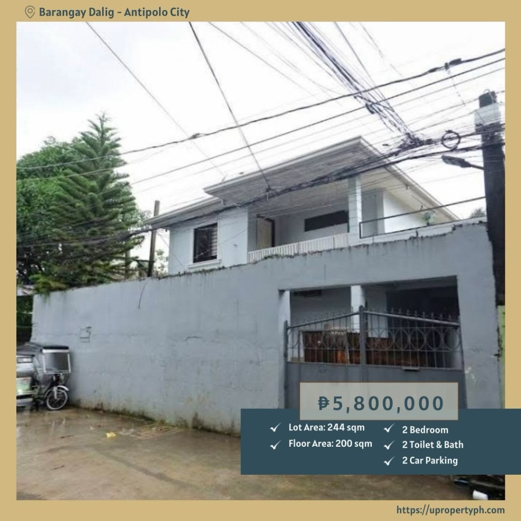 2-Bedroom House and Lot for Sale in Dalig, Antipolo City 