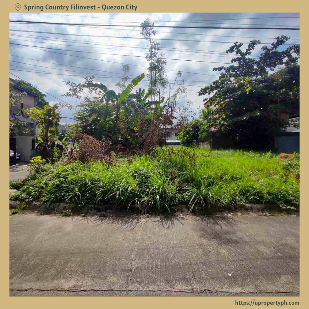 Prime Corner Residential Lot for Sale in Spring Country Filinvest, Quezon&nbsp;City