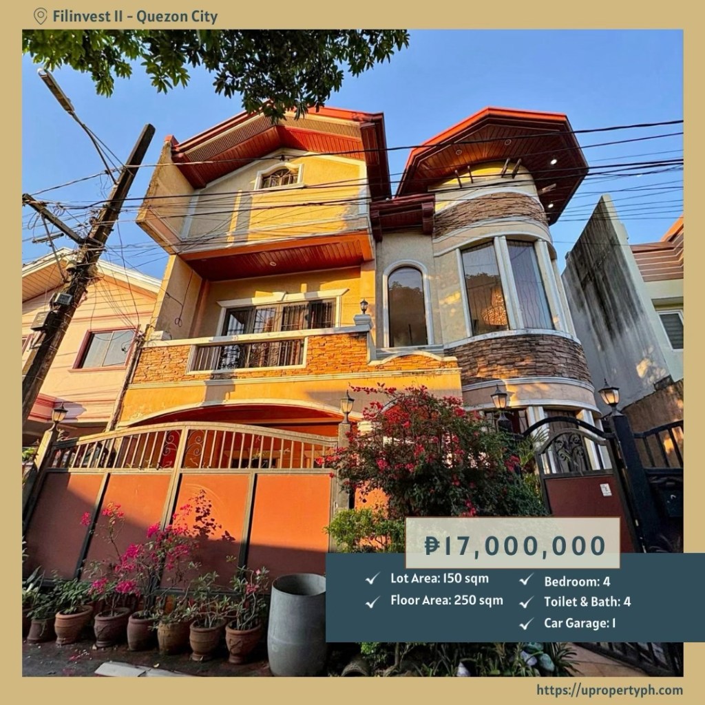 4-Bedroom House for Sale at Filinvest II in Batasan Hills, Quezon&nbsp;City