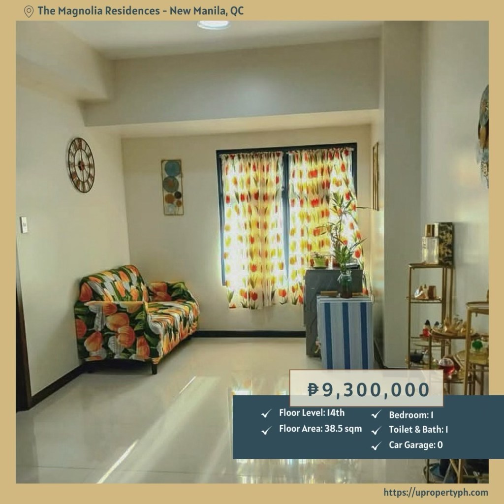 1-Bedroom Condo For Sale at The Magnolia Residences in New Manila, Quezon&nbsp;City