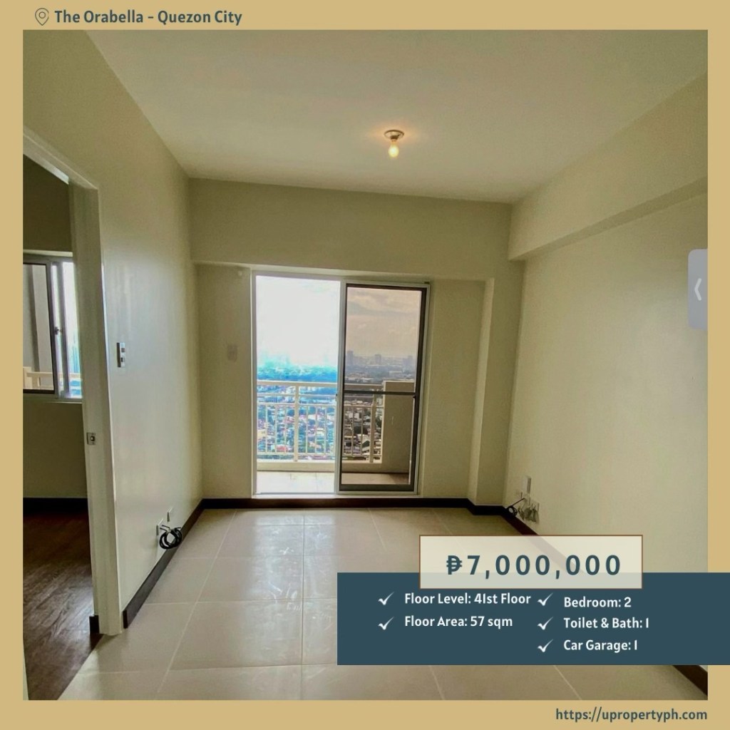 2-Bedroom Condo for Sale at The Orabella in Quezon City