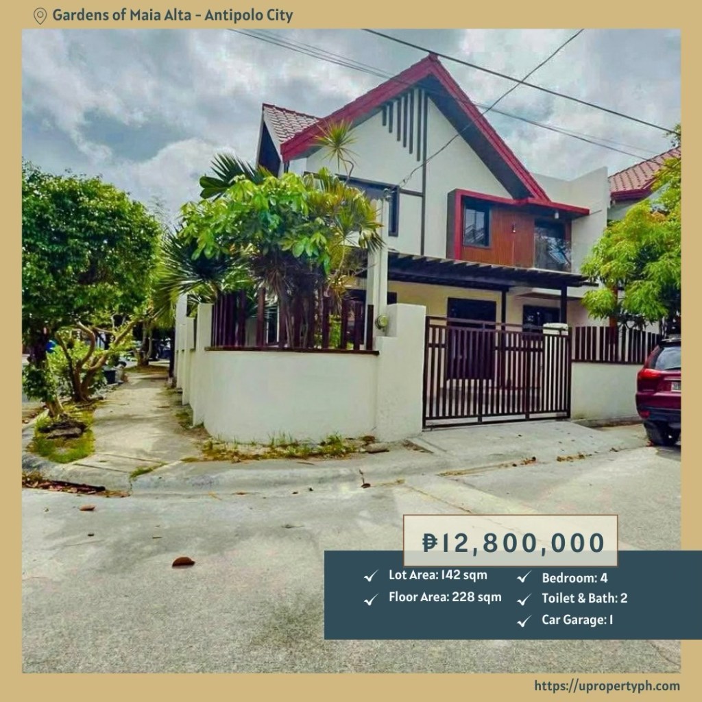 2-Bedroom House for Sale at The Gardens of Maia Alta in Antipolo City, Rizal