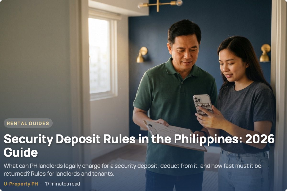 Security Deposit Rules in the Philippines: 2026 Guide 5 Filipino landlord and tenant reviewing a move-out inspection checklist, illustrating security deposit return rules in the Philippines